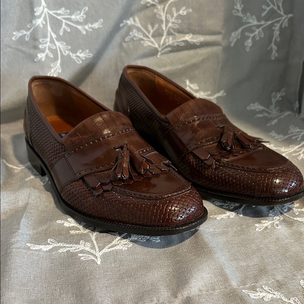 Brown Tassel Loafers For Men